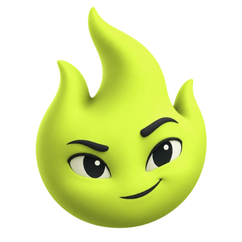 SPARK, Ravnu's lime-green flame mascot